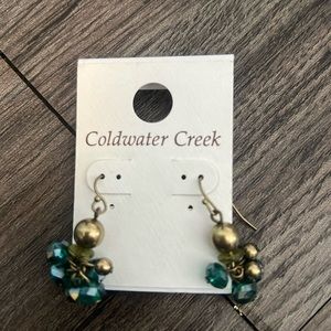 New on card Coldwater Creek dangle earrings